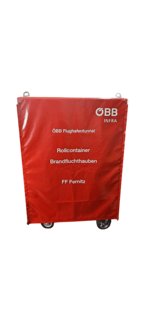 Bild zeigt einen Rollcontainer der Feuerwehr Fernitz