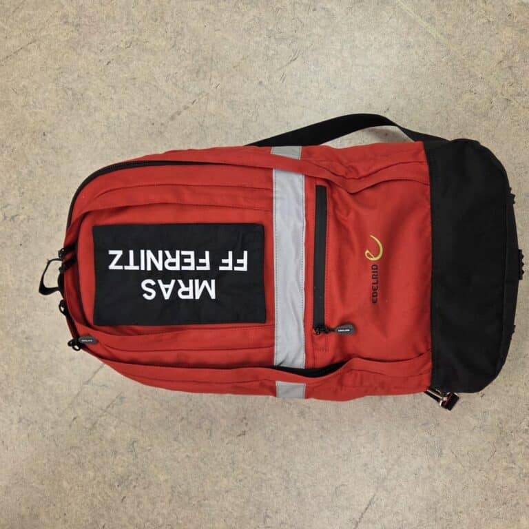 Bild zeigt unsere Ausrüstung für Menschenrettung und Absturzsicherung